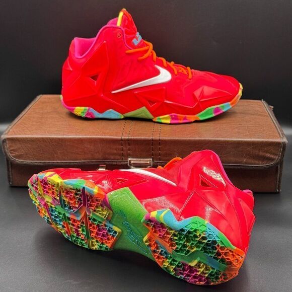 Nike LeBron 11 GS 'Fruity Pebbles' - Rare - Picture 1 of 12